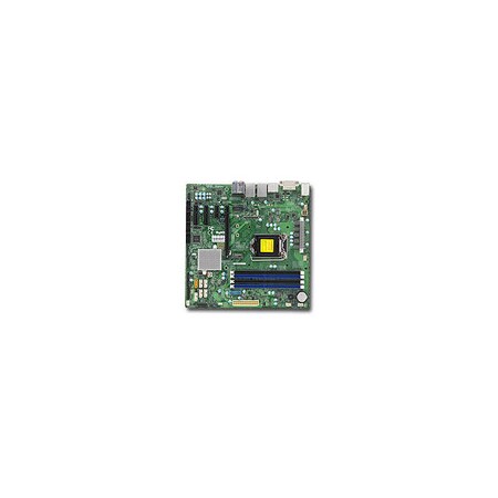 Supermicro X11SSQ-O LGA1151/Intel Q170/DDR4/SATA3&USB3.0/M.2/A&2GbE/MicroATX MBD-X11SSQ-O